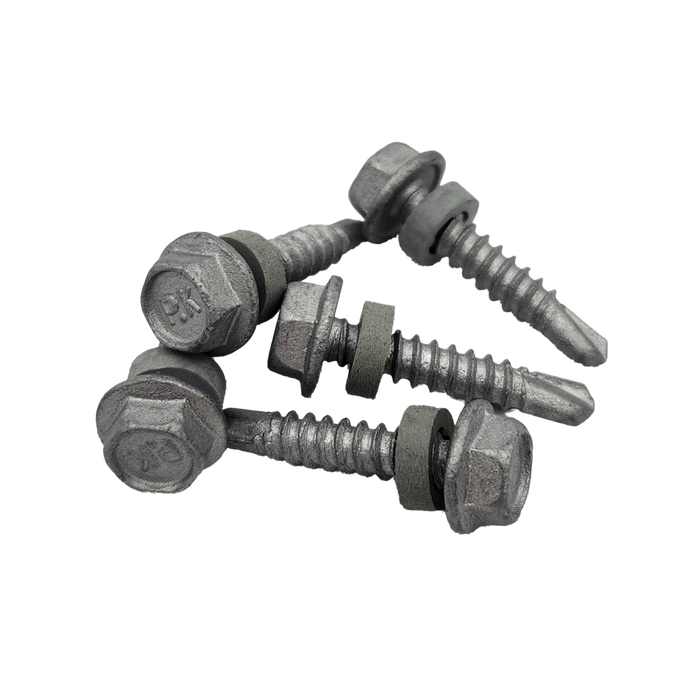 65mm X 12G Tek Screw Hex Head - Metal (Jar50)