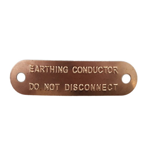 Copper Earth Tag