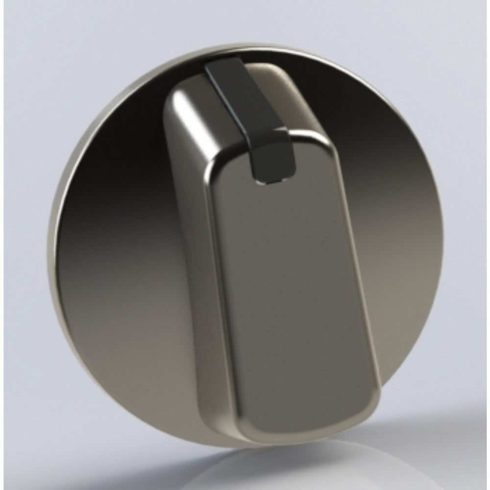 Universal Knob 55mm Stainless 4PKT Includes decal set
