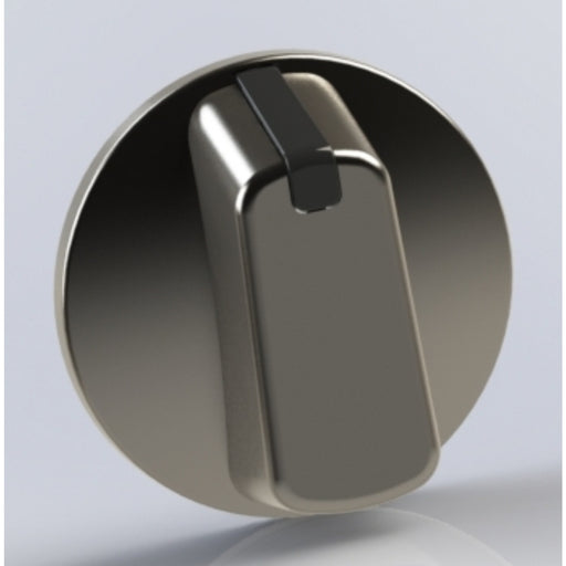 Universal Knob 55mm Stainless 4PKT Includes decal set
