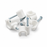 Cable Clip Round 8-12mm Cable White (Jar100)
