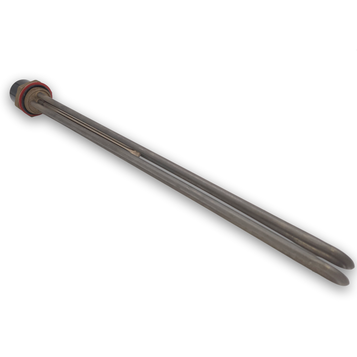 6kW Low Watt Density Element - Double Blade with Thermostat Pocket Lead Free