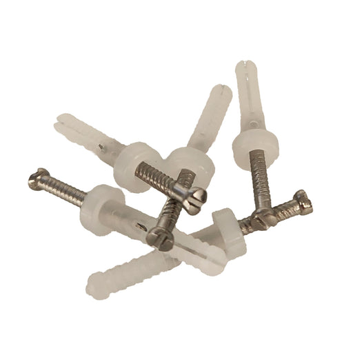 5mm X 25mm Nylon Anchor Round Head Stainless Pin (Jar100)