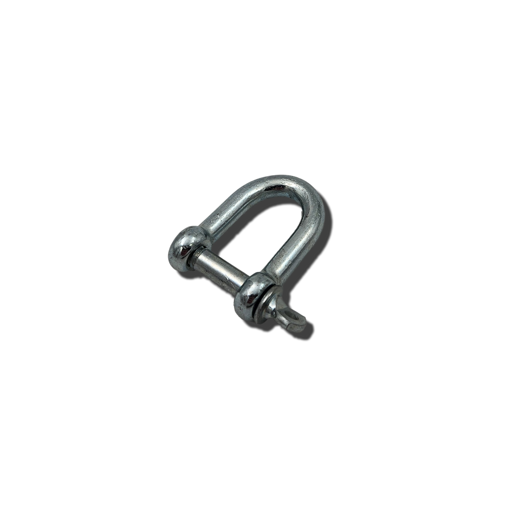 D Shackle 10mm Mechanical Galvanized Zinc Plate
