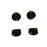 Black Knobs (pkt 4)
