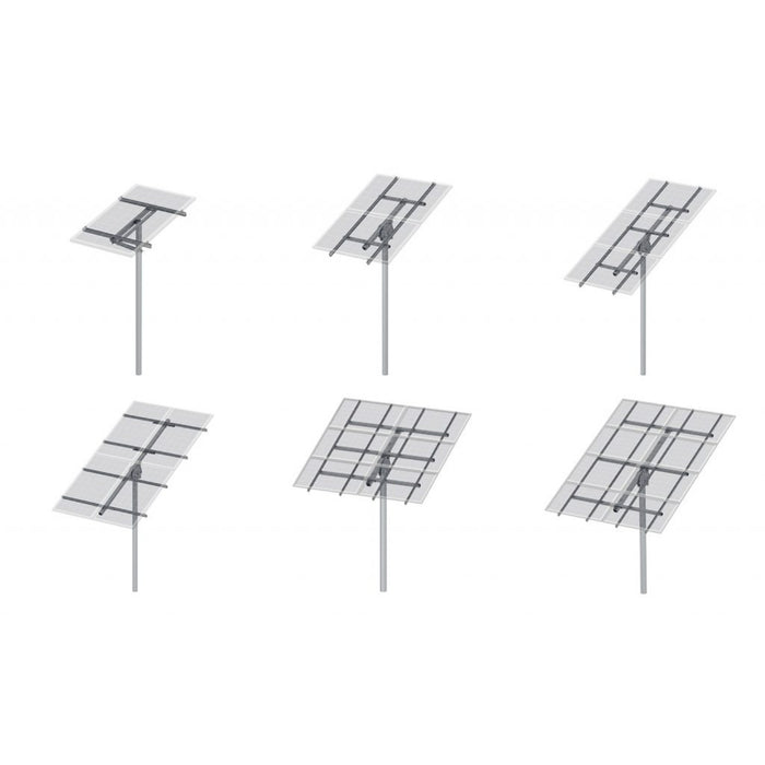 PV-ezRack PostMount 3-A Kit Suitable for Mounting 3 maximum 2100mm tall panel