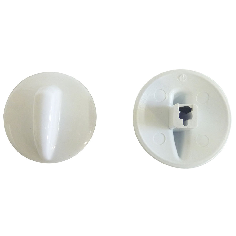 White Long Stem Knob