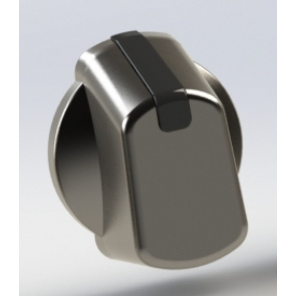 Universal Knob 35mm Stainless 4PKT Includes decal set