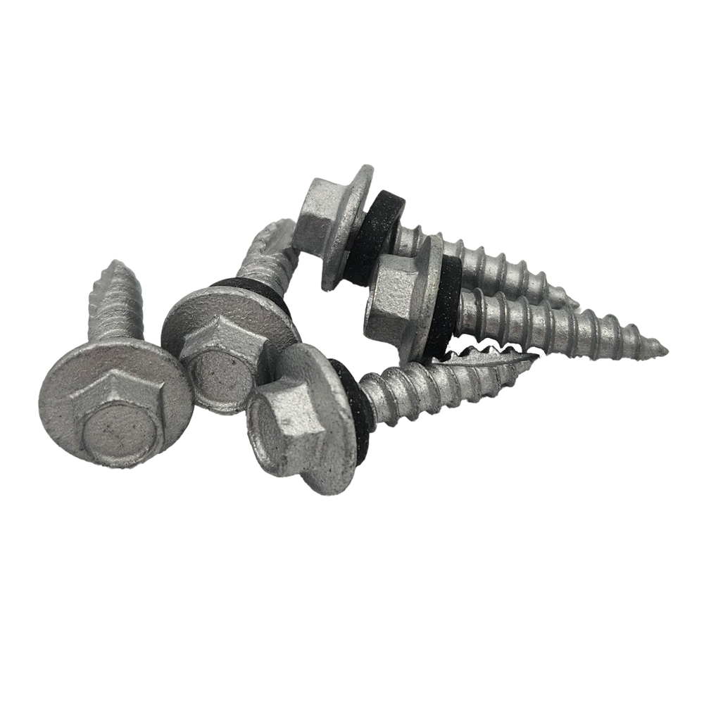 35mm X 12G Tek Screw Hex Head - Wood T17 (Jar50)
