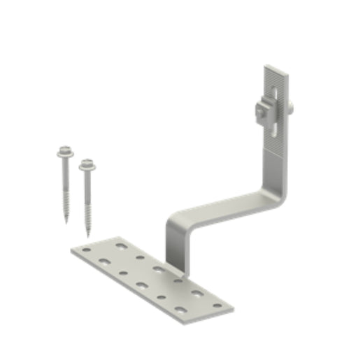 PV-ezRack SolarRoof, Tile Interface, Carbon Steel, Buildex Wood Screw 6.3×65