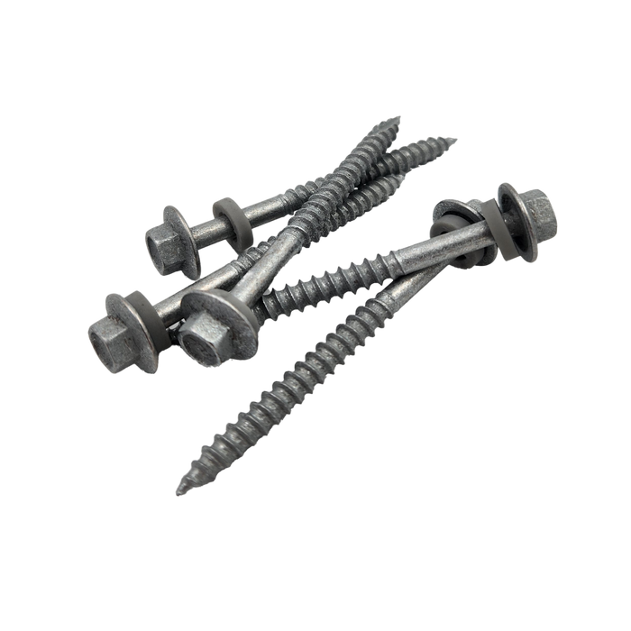 65mm X 12G Tek Screw Hex Head - Wood T17  (Jar50)
