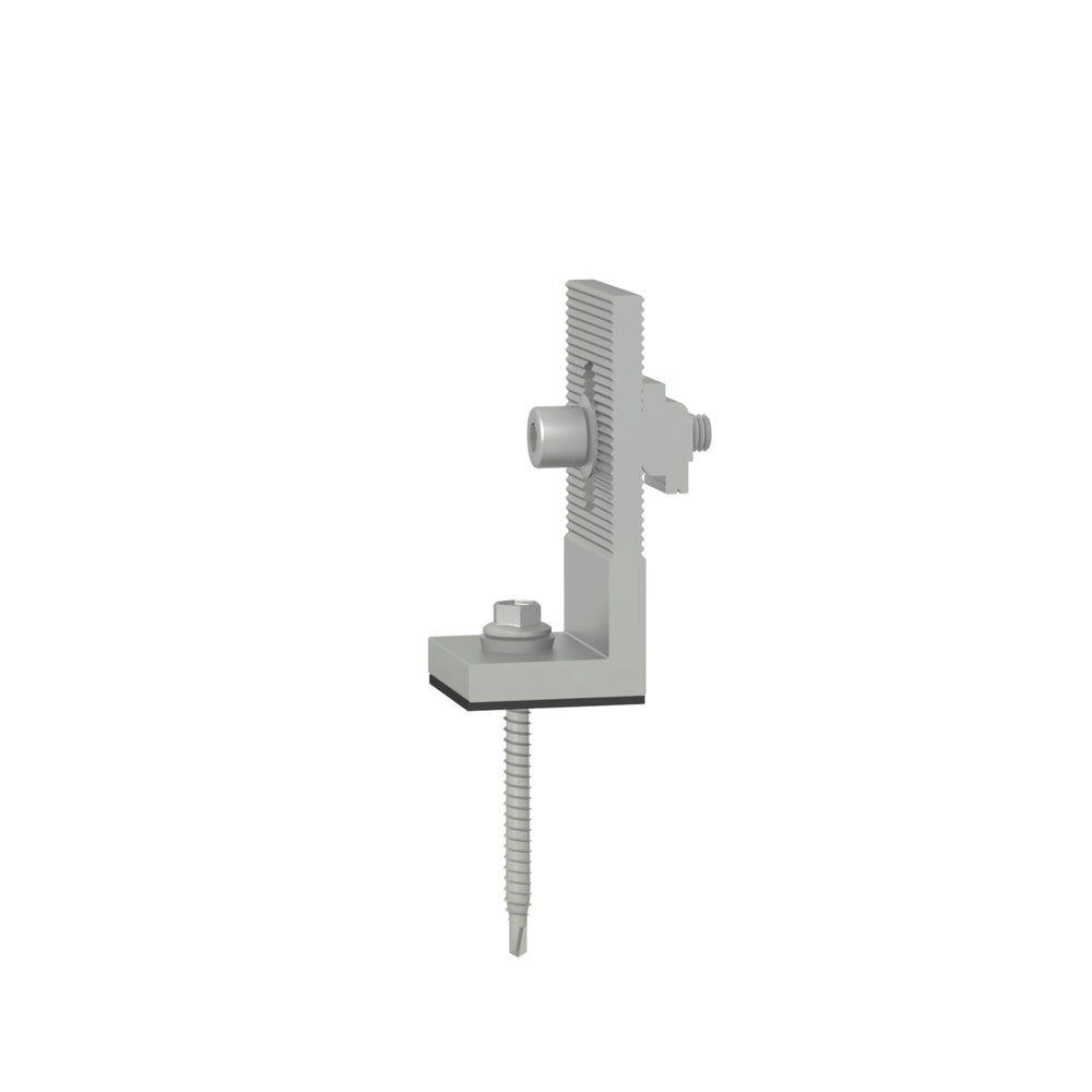 PV-ezRack SolarRoof, Tin Interface with Z Module, Buildex Screw 6.3x70 Climaseal 5 (C5)