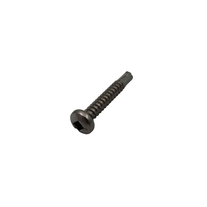 25mm X 10G Tek Screw Square Drive SS (Jar100)