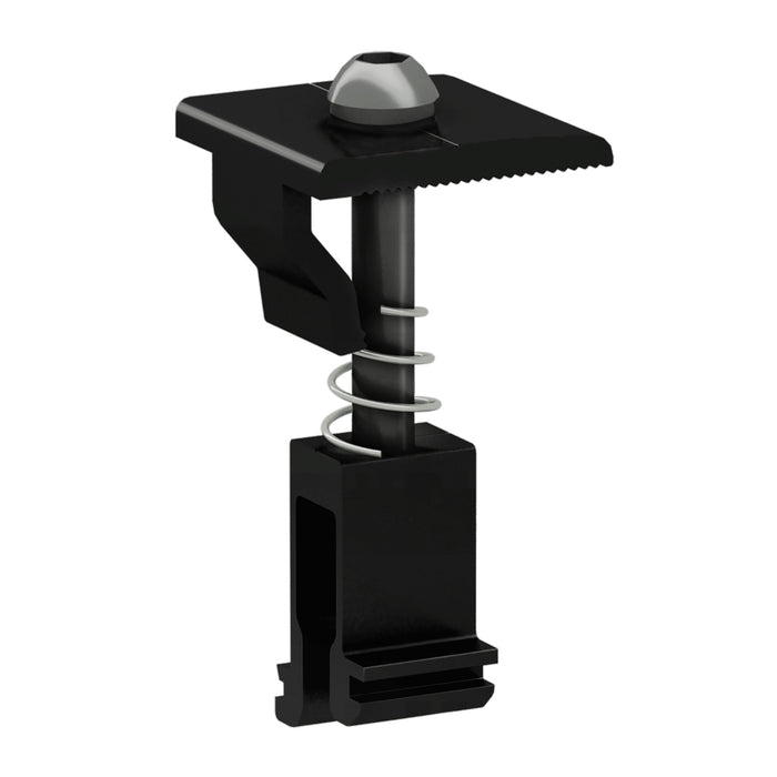PV-ezRack, Universal Clamp for Frame Height 30-46mm (Black Anodized)
