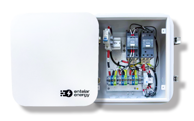 Entelar Energy Backup Box 1PH 63a Compatible with L1 & LC0