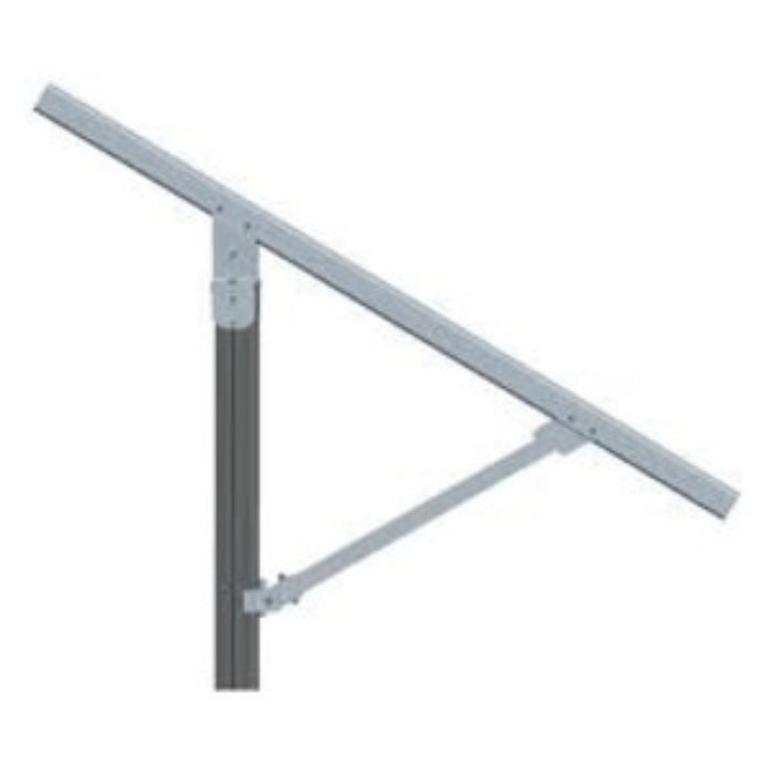 PV-ezRack SolarTerrace II-A,Single Support(Pre-assembled) adjustable 20°/25°/30°,with 2800mm Girder