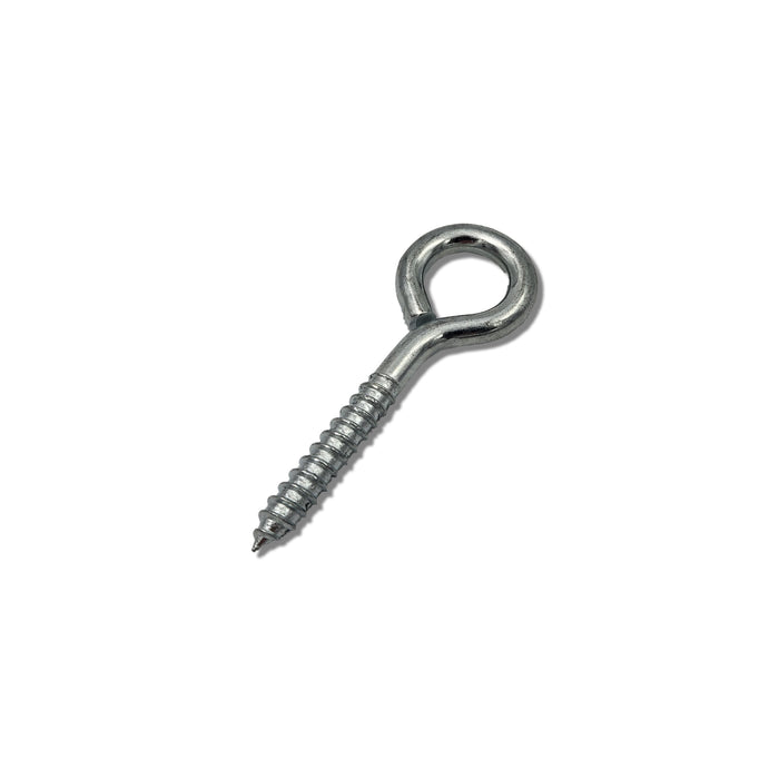 Eye Hook Screw 75mm Nickel Plated