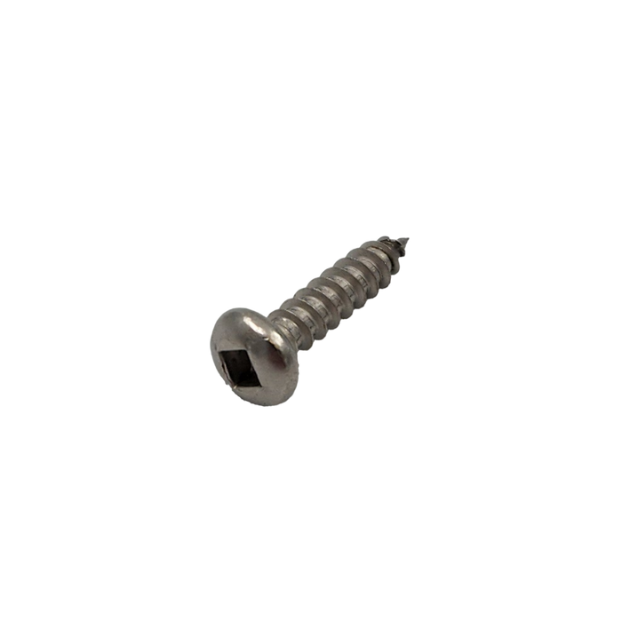 25mm X 8G Self Tapping Screw, Panhead SS SQD (Jar50)