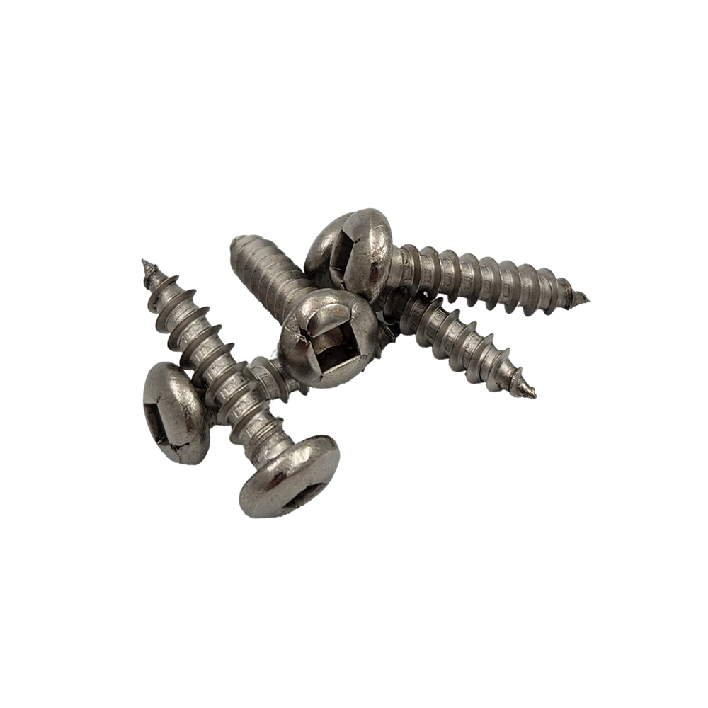 38mm X 8G Self Tapping Screw, Panhead SS SQD (Jar100)