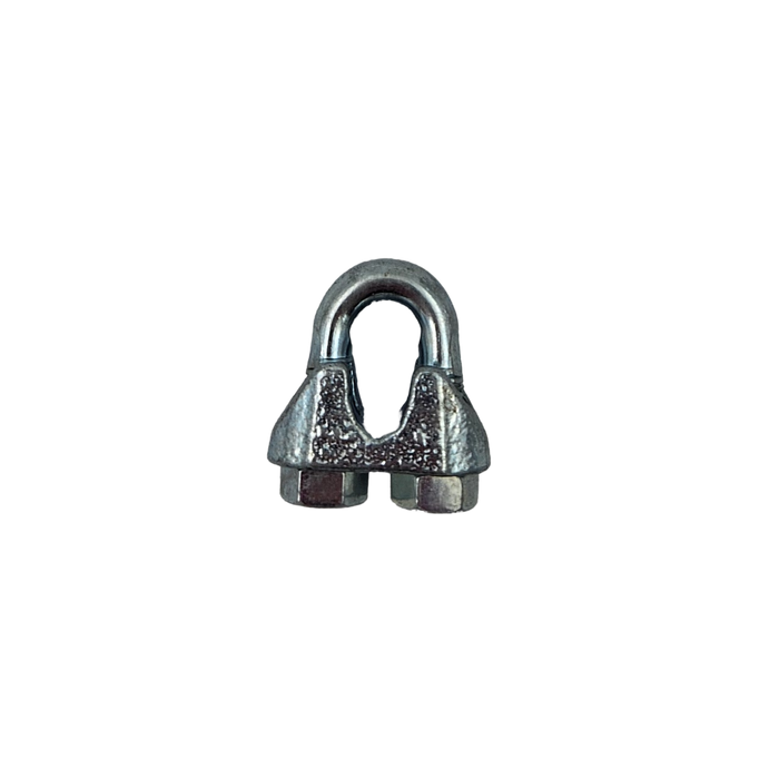 Wire Rope Grips 3mm Mechanical Galvanized Zinc Plate