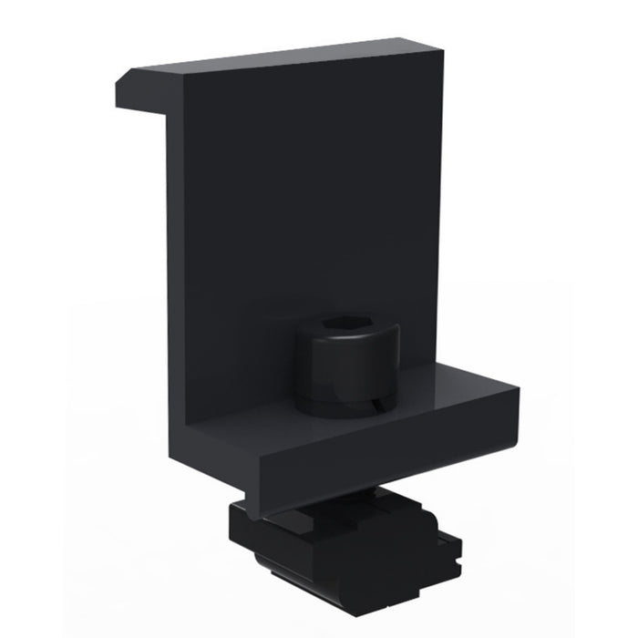 Black Anodised End Clamp = clamp + Z-Module + bolt (35mm)