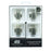 Universal Knob 35mm Stainless 4PKT Includes decal set