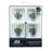 Universal Knob 35mm Stainless 4PKT Includes decal set