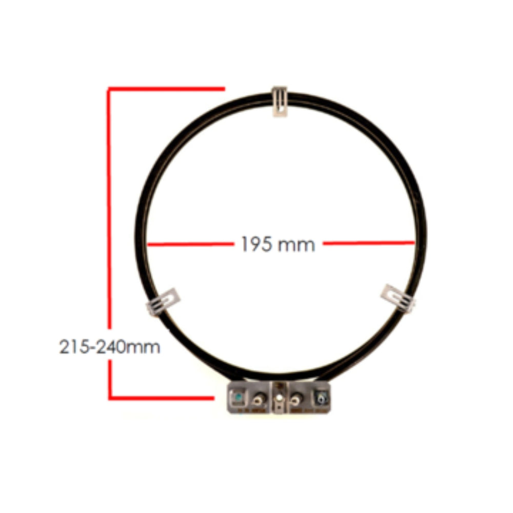 2100W circular fan element