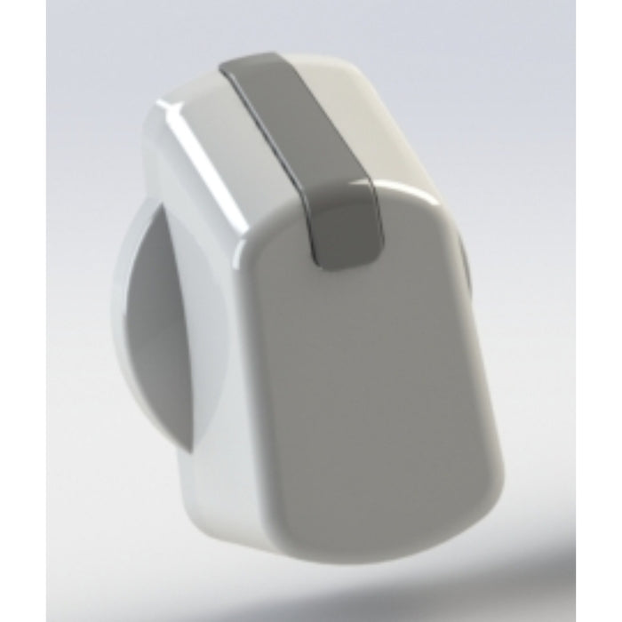 Universal Knob 30mm White 4PKT Includes decal set