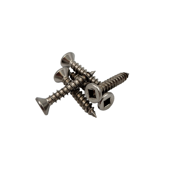 25mm X 8G Self Tapping Screw. Countersunk SS (Jar100)