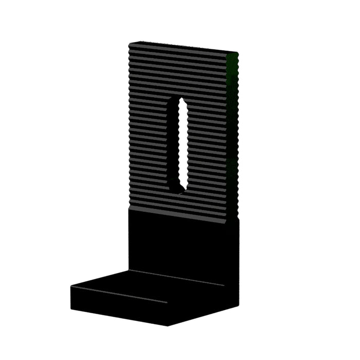 PV-ezRack SolarRoof Tin Interface, Black Anodized
Includes roof screw and Z module