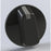 Universal Knob 55mm Black 4PKT Includes decal set