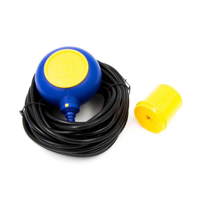 Round Float Switch with Weight & 10m PVC Lead