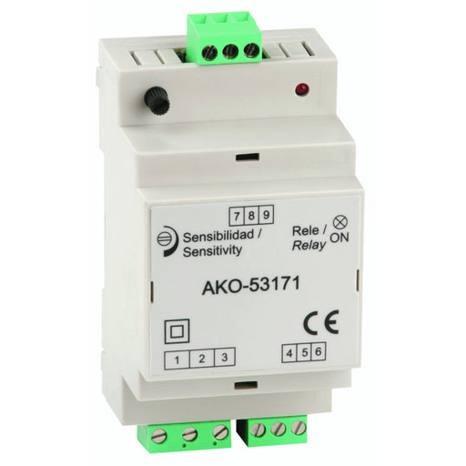 Electronic level relay, 230/400V, tank or well, DIN rail