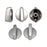 Stainless Steel Knobs (pkt. of 5)