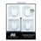 Universal Knob 30mm White 4PKT Includes decal set